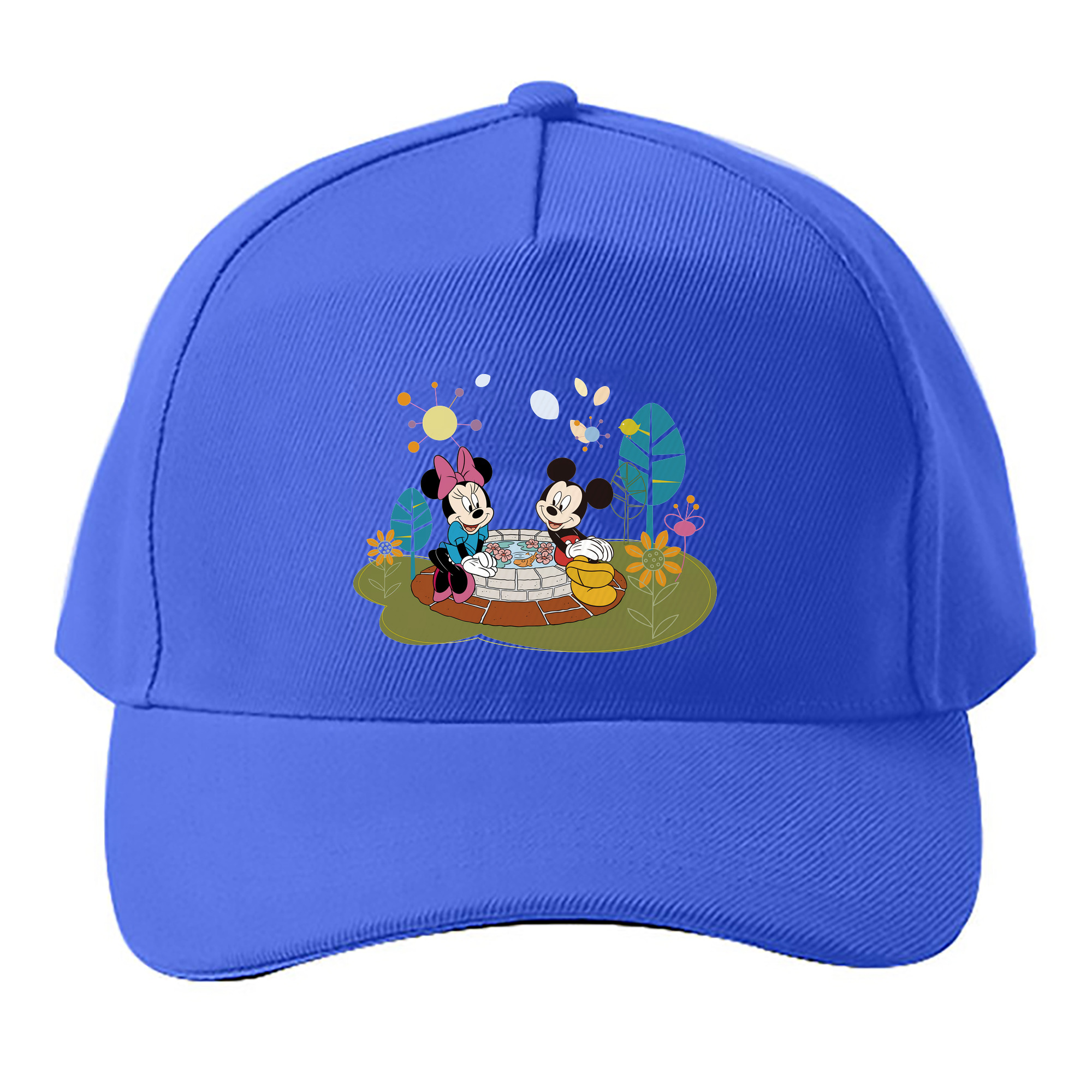 （画像用） ミッキーマウス Mickey Mouse ベースボールキャップ 綿100％ 男女兼用 帽子 スポーツ